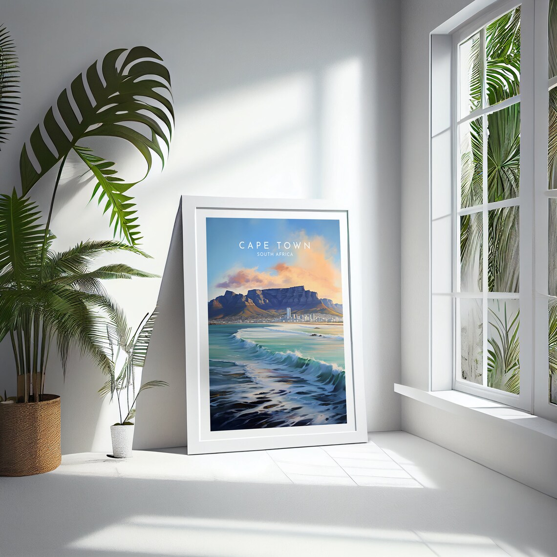 Cape Town Travel Poster, South Africa Home Decor - Image 4