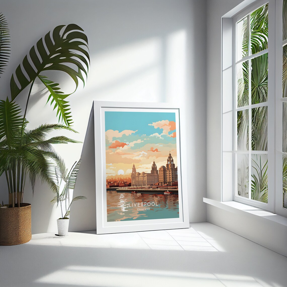 Liverpool Travel Poster, England Home Decor Print - Image 4