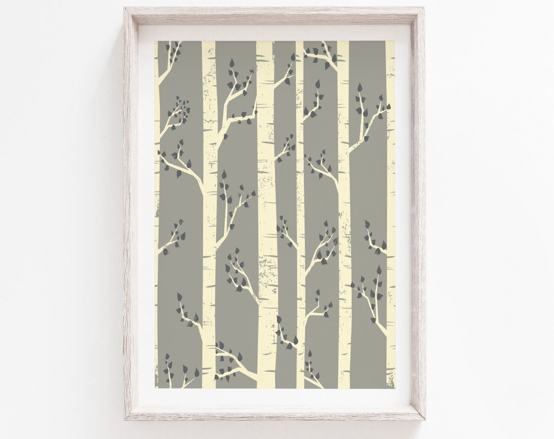 Art Tree Wall Art Minimalist Print Tree Print Print Scandinavian Print Wall Art Prints Instant