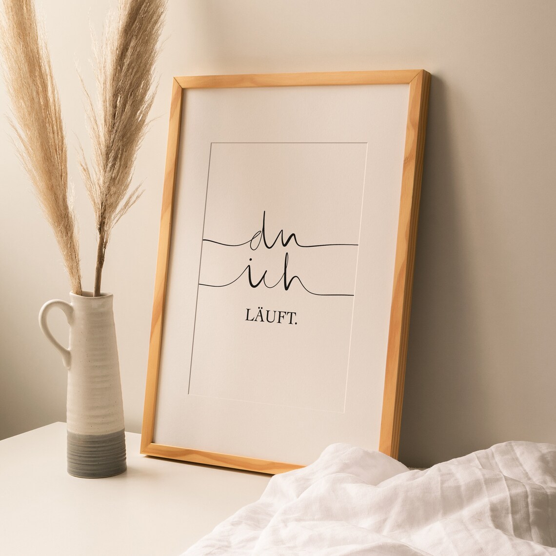Du Ich Luft Typography Love Poster Print - Image 3