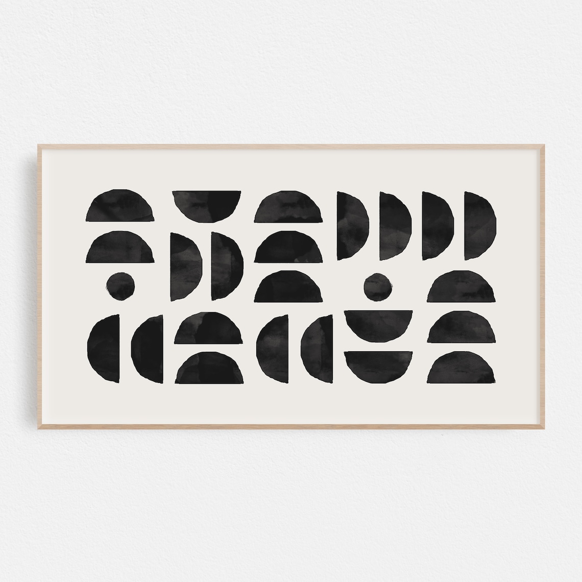 Mid Century Geometric Abstract Art Print