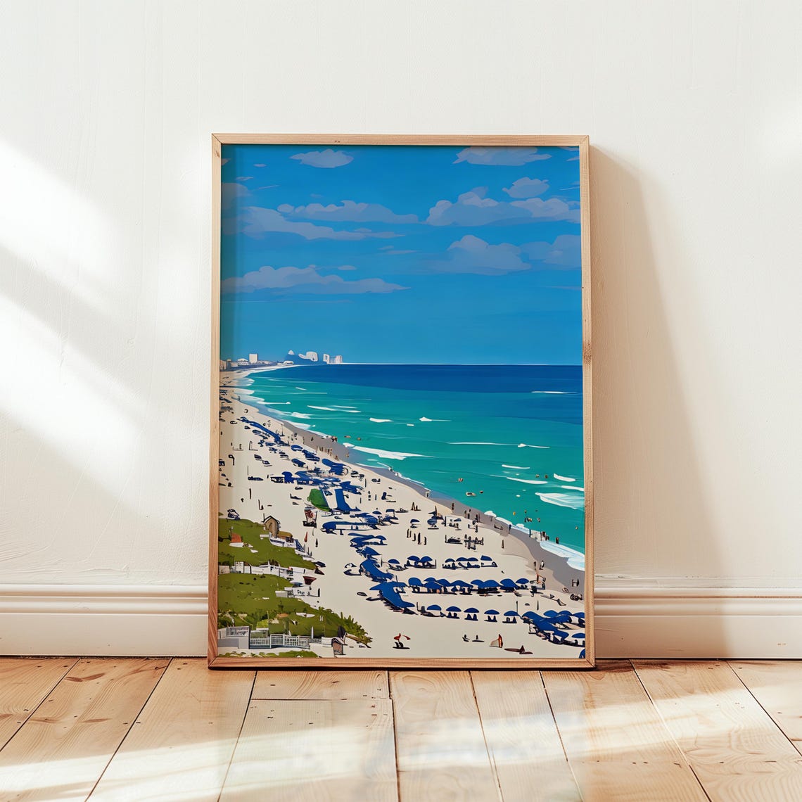 Destin Watercolor Painting Destin Art Print Destin Wall Art Travel Poster Travel Gift Art Print Unique Home Decor