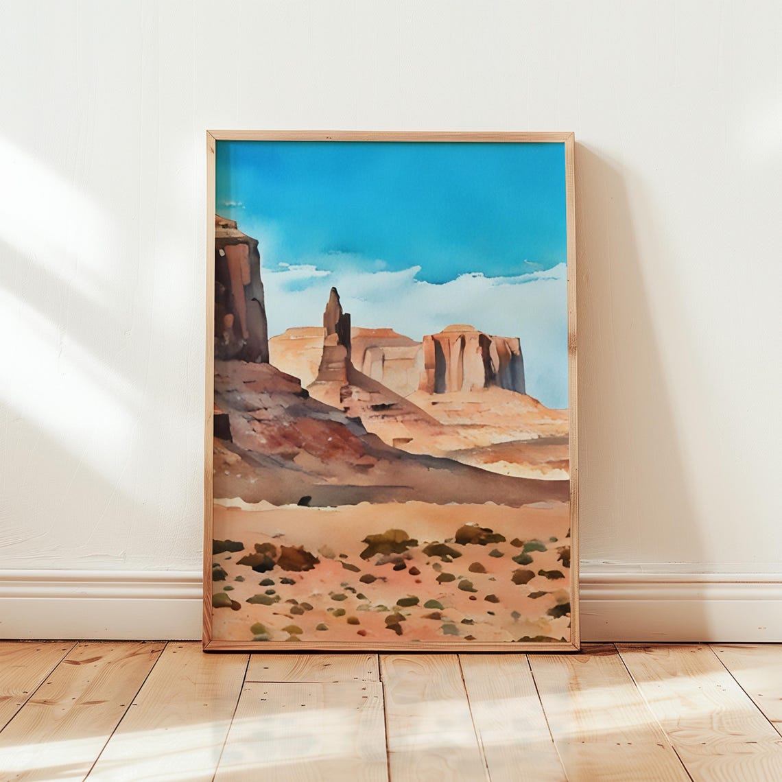 Arizona Art Print Arizona Wall Art Watercolor Art Painting Arizona Gift Arizona Poster Travel Poster Print Arizona Artwork