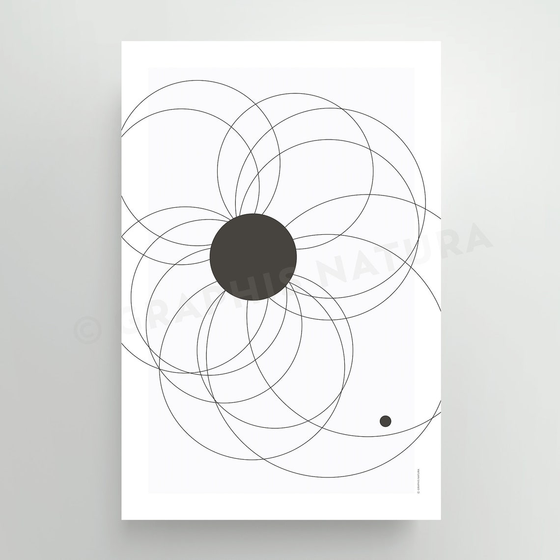 Minimalist Flower Print Modern Flower Art Geometric Flower Art Minimalist Flower Art Modern Flower Print Minimalist Wall Art - Image 3