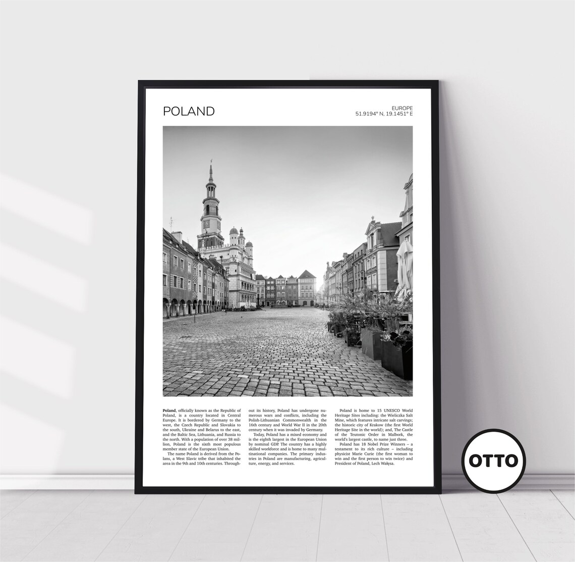 Poznan Old Town Hall, Stary Rynek Square Travel Poster