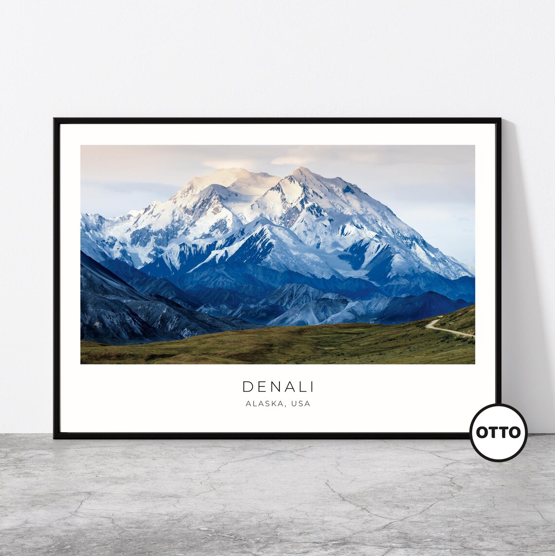 Denali National Park, Mount McKinley Travel Poster