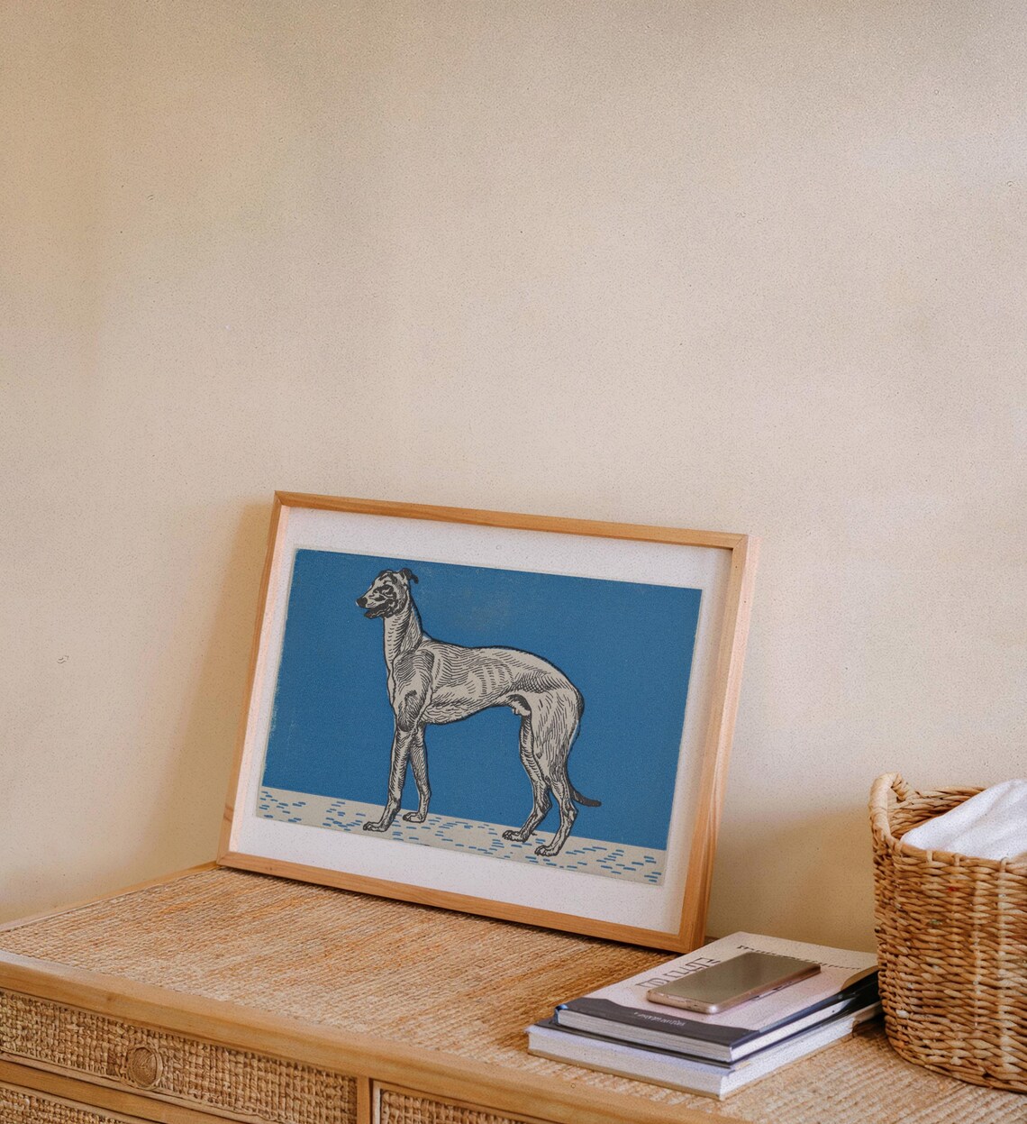 Vintage Greyhound Poster, Wiener Werkstätte Animal Print - Image 2