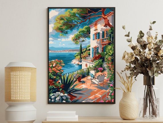 Matisse Coast Painting Matisse Print Vintage Flowers Botanical Poster Matisse Flowers Wall Art