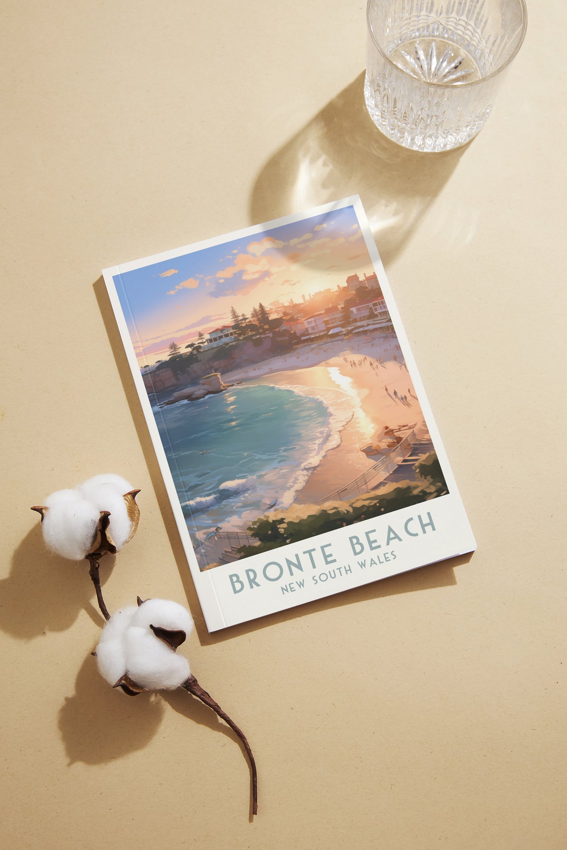 Bronte Beach New South Wales Sunset Cove Waves Travel Poster - Image 2