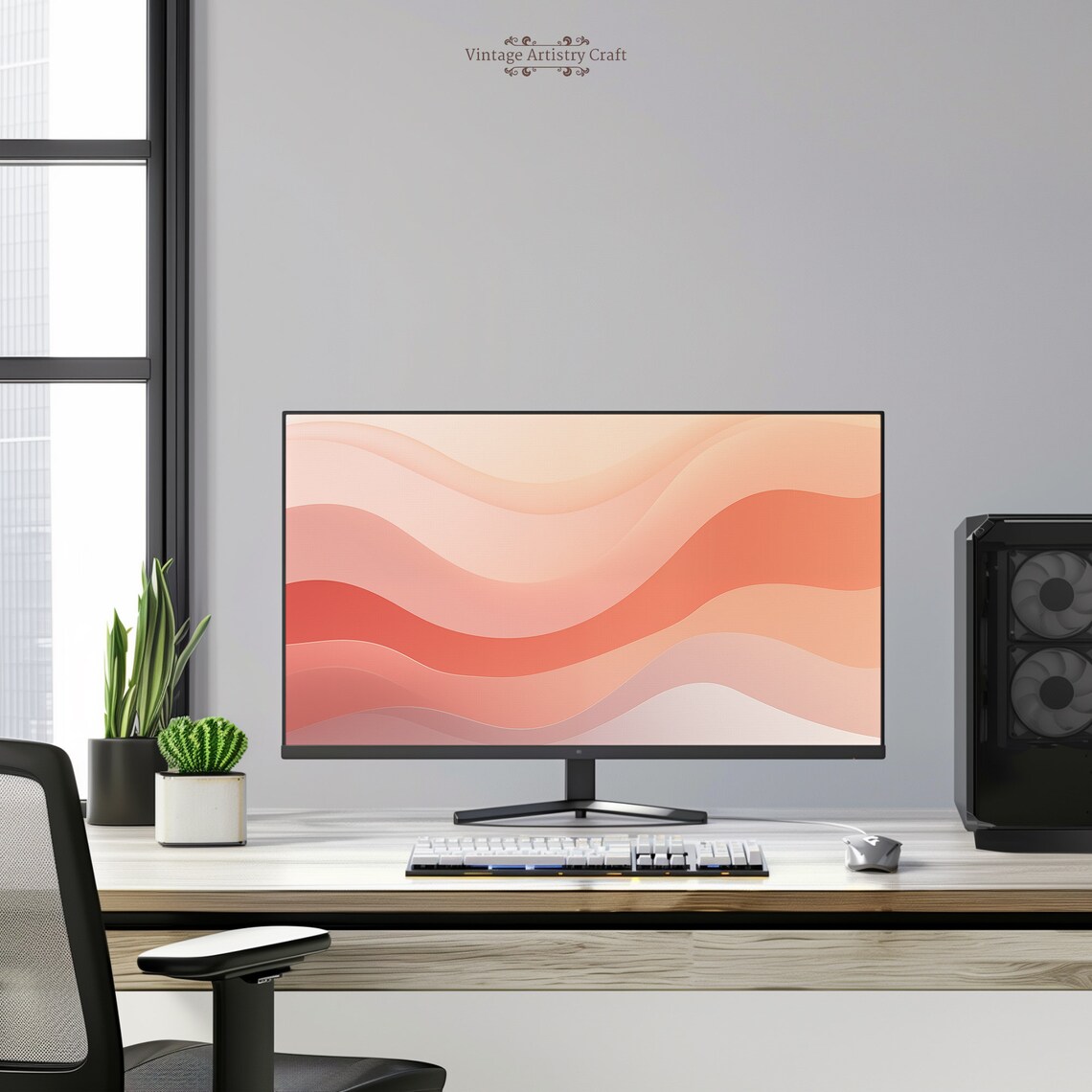 Boho Abstract Minimalist Aesthetic Background - Image 5