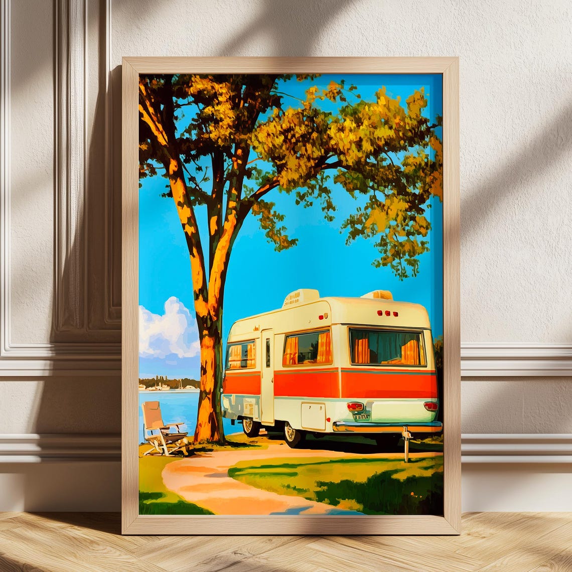 Retro Camping Wall Art Print Poster Living Room Decor Outdoor Prints