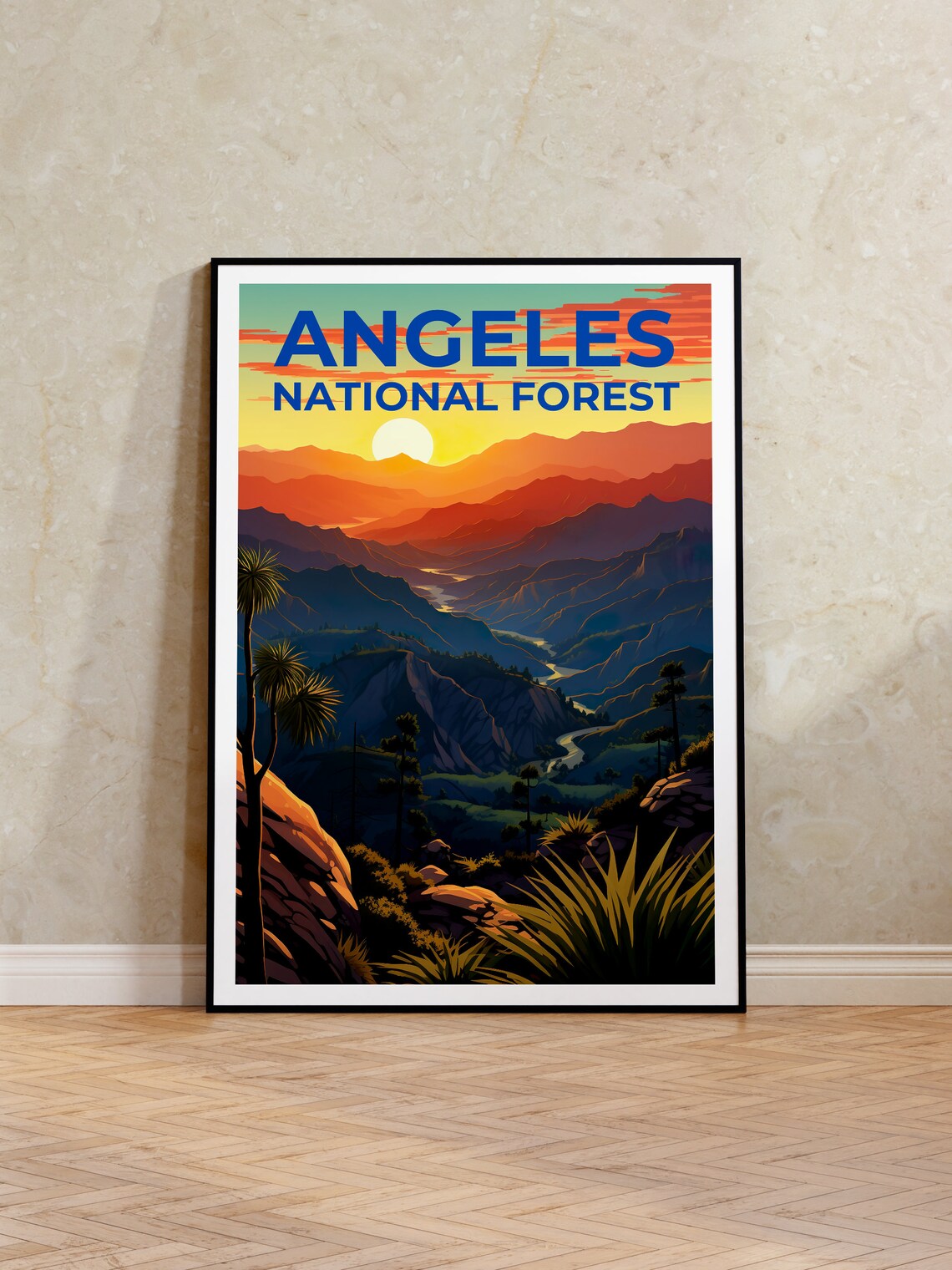 Angeles National Forest, California Travel Poster