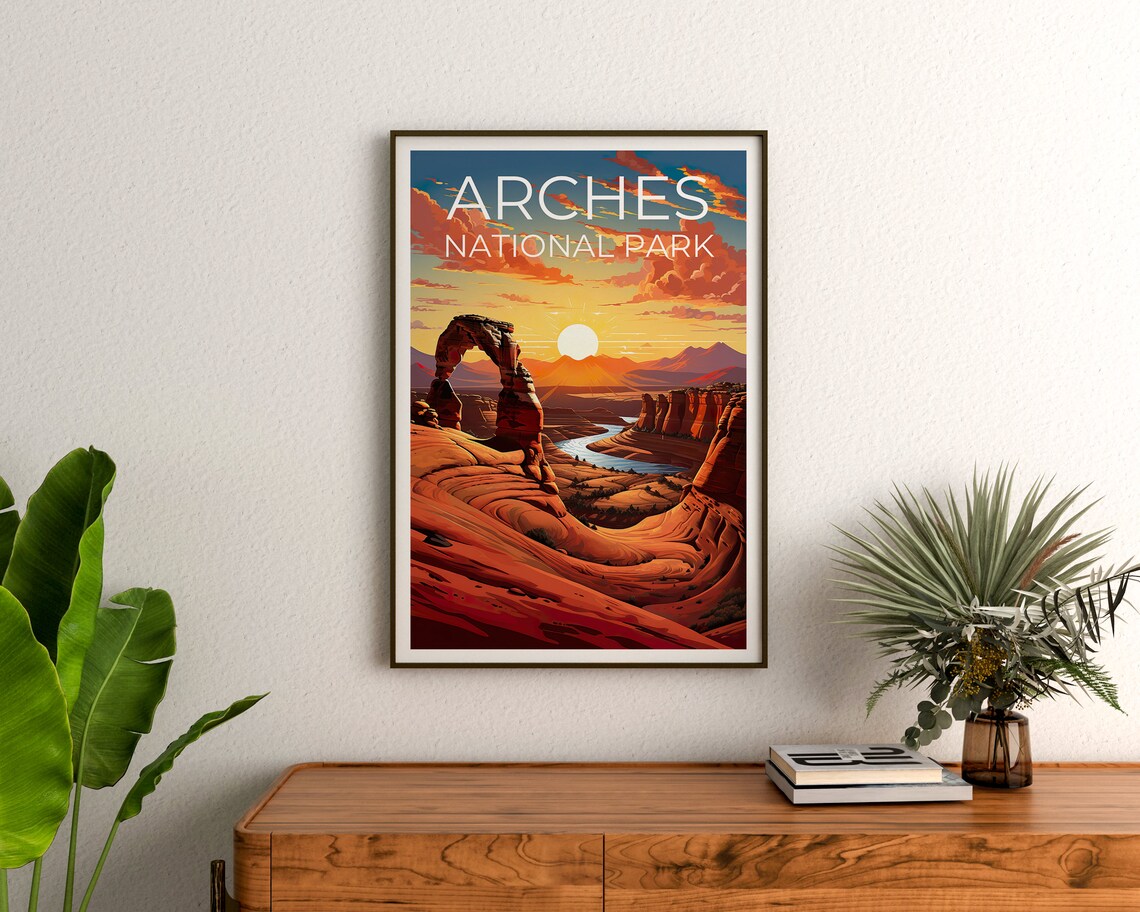 Delicate Arch Arches National Park Travel Poster - Image 3