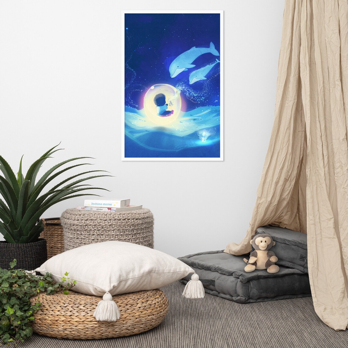 Children Light Colorful Poster, Nursery Decor - Image 2