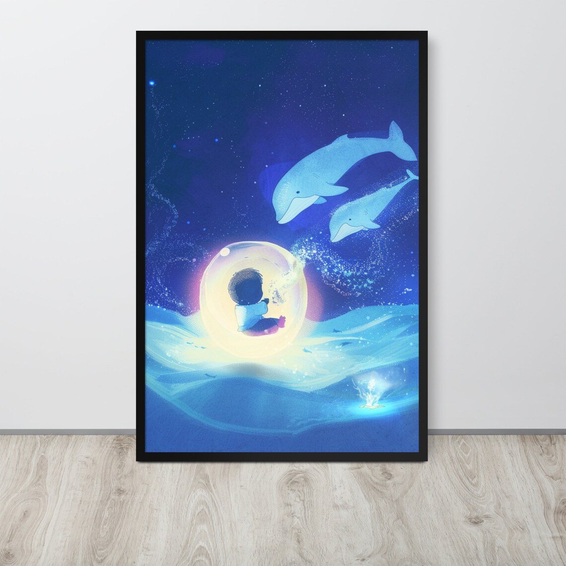 Children Light Colorful Poster, Nursery Decor