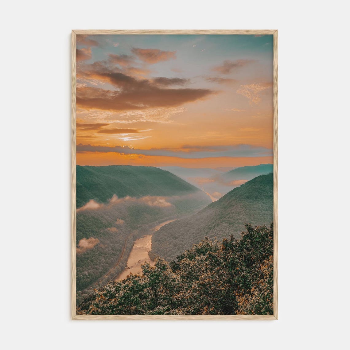 Fine Art Sunset Landscape Print Color Photography Poster Wall Art Decor For Home Office Nature Photography Gift