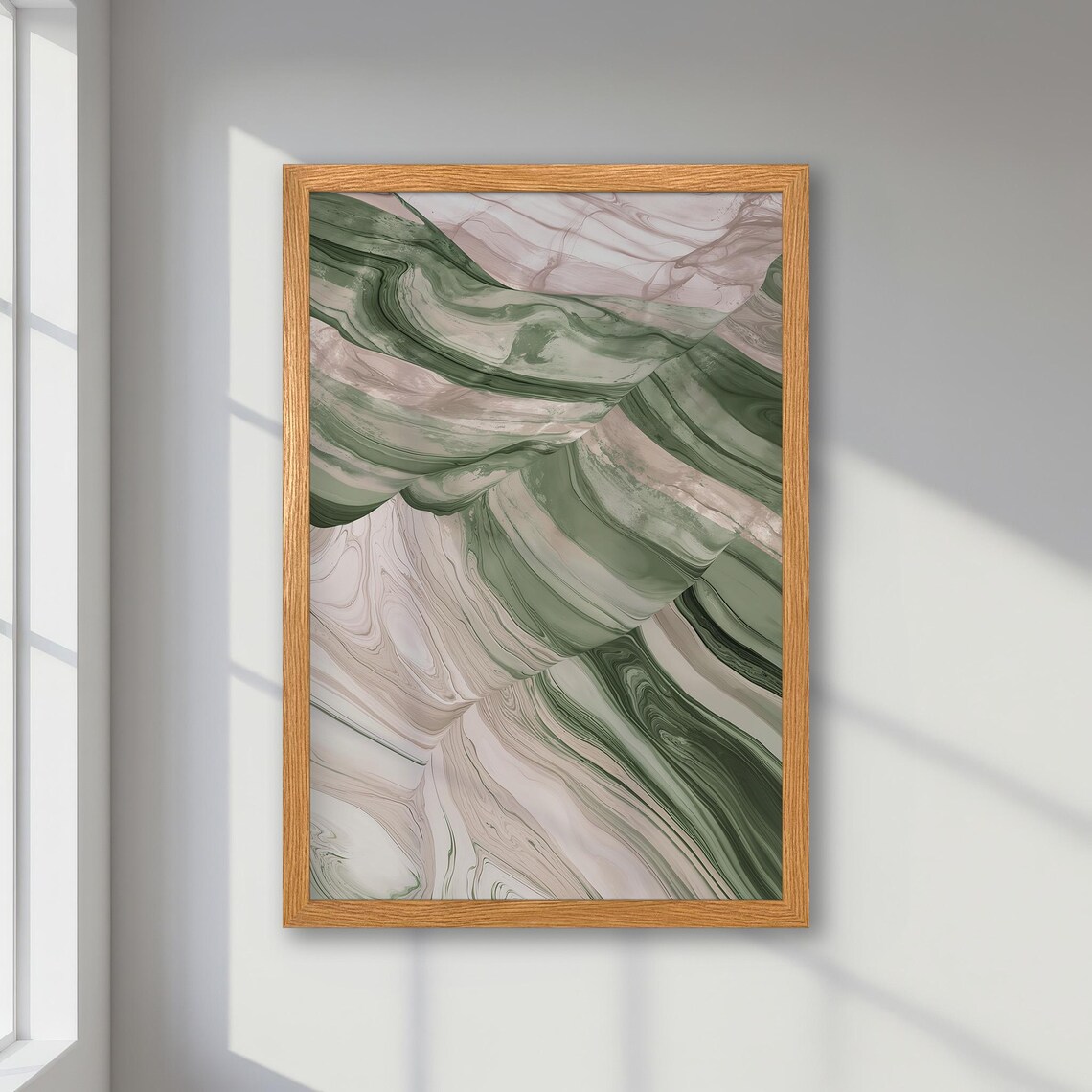 Abstract Fluid Art, Minimalist Bedroom Decor Gift