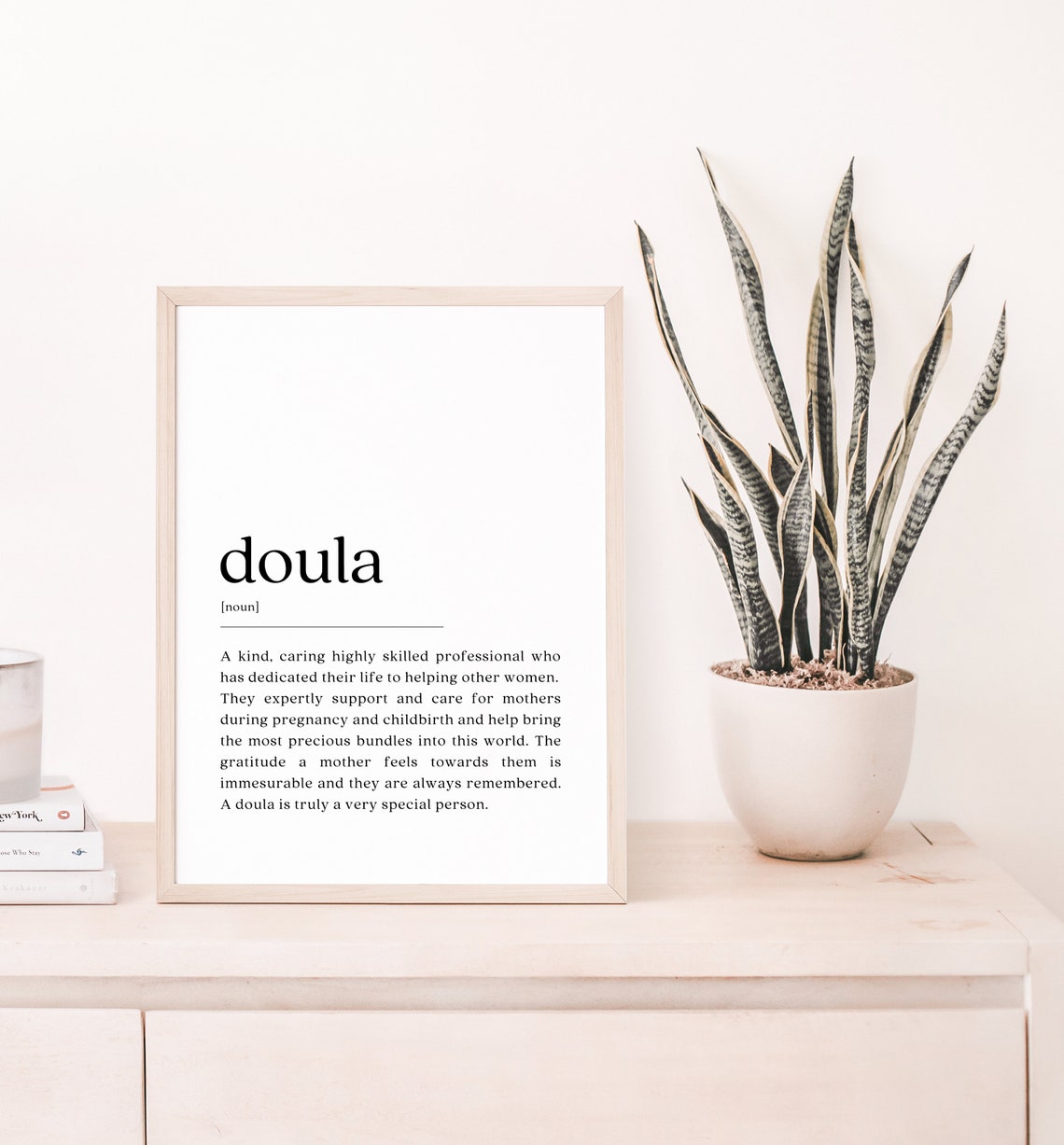 Doula Definition Print, Labor Assistant Gift - Image 2