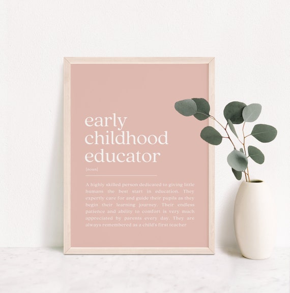 Teacher Definition Art Print, Appreciation Gift