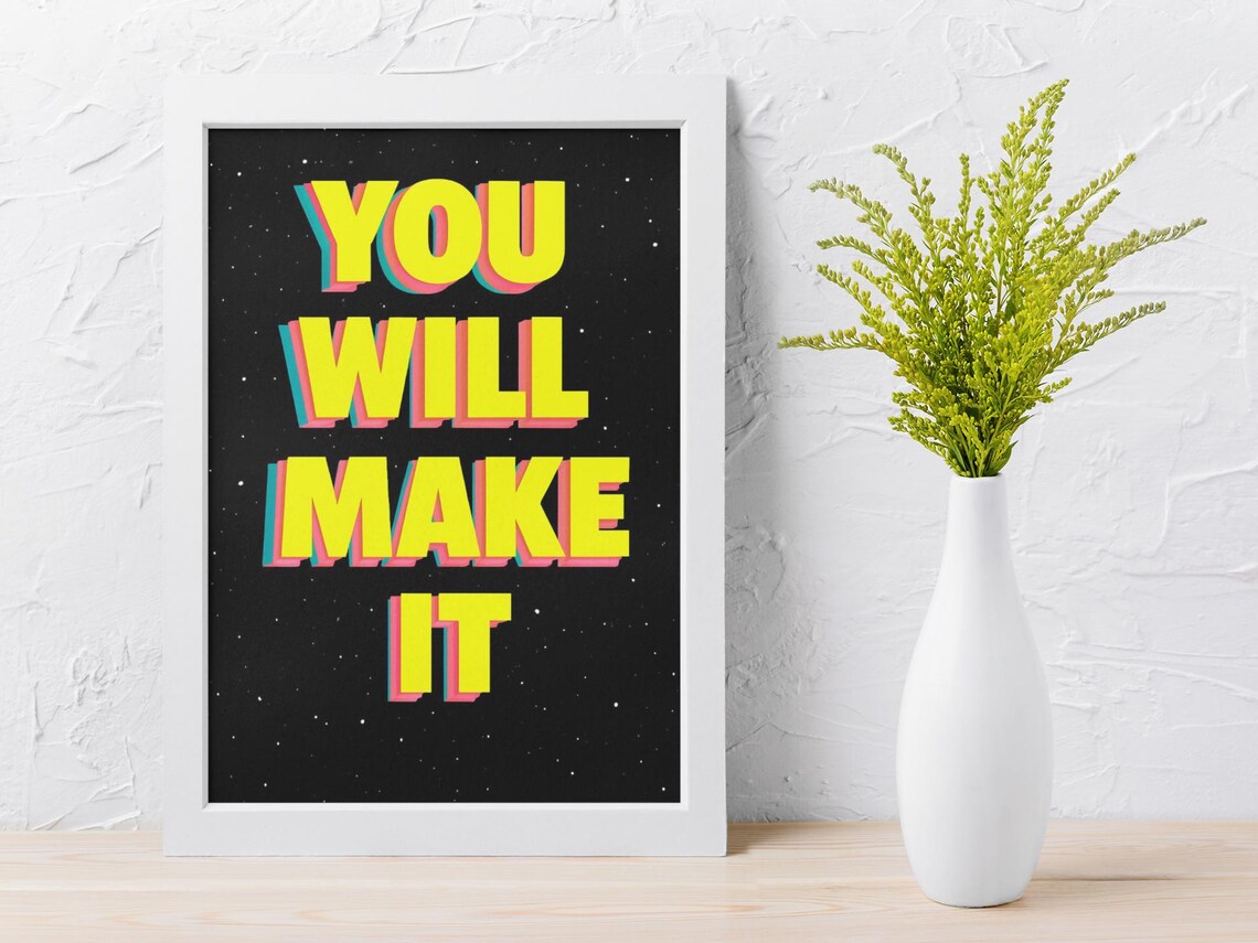 You Will Make It 3D Motivational Poster - Image 2