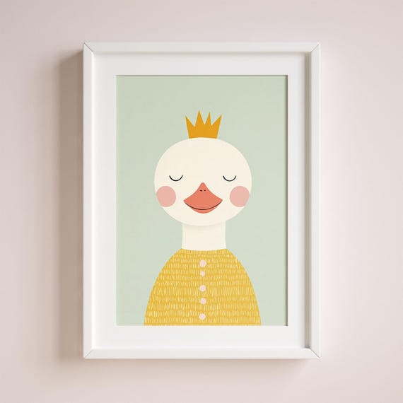 Duck Nursery Art Baby Room Decor