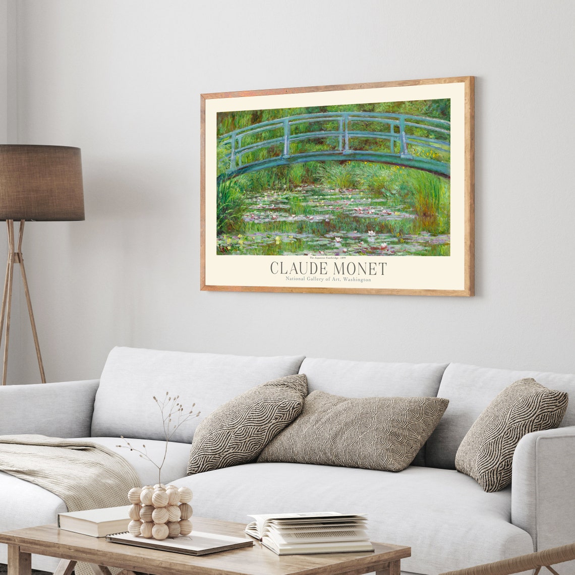 Claude Monet Japanese Footbridge Water Lilies Art Museum Poster Print - Image 4