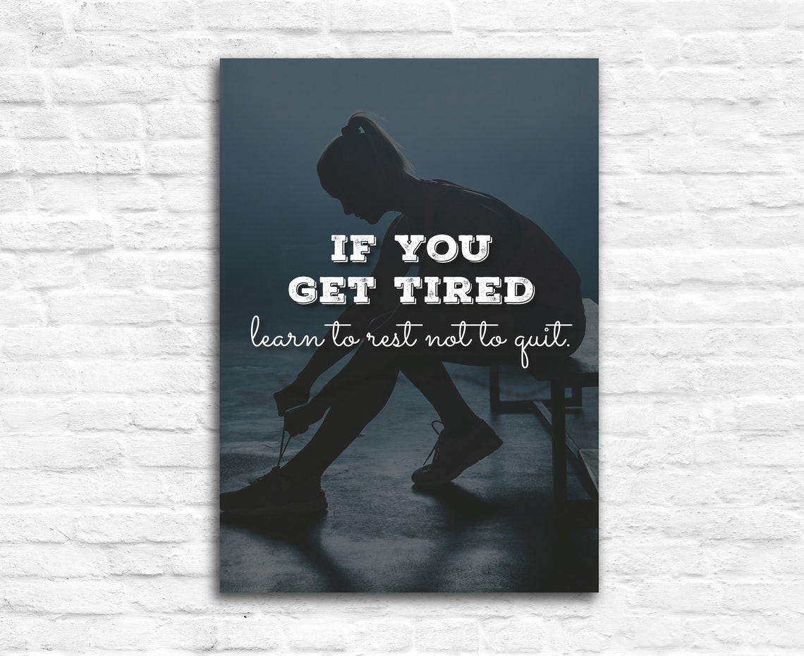 Gym Wall Art Gym Poster Gym Quote Gym Dcor Home Gym Home Gym Dcor Home Gym Poster Inspired Poster Fitness Dcor Motivational Quote - Image 2