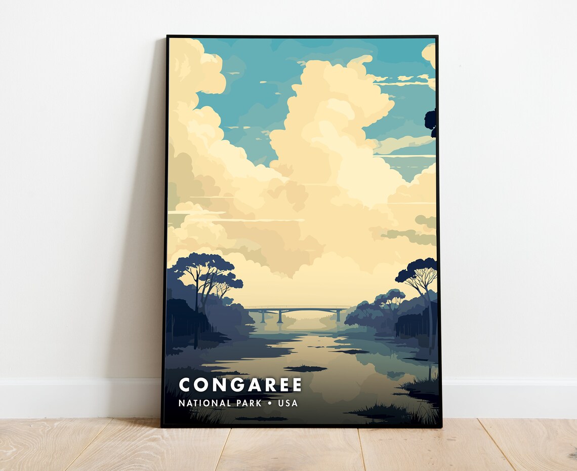 Congaree National Park Landscape Art Print