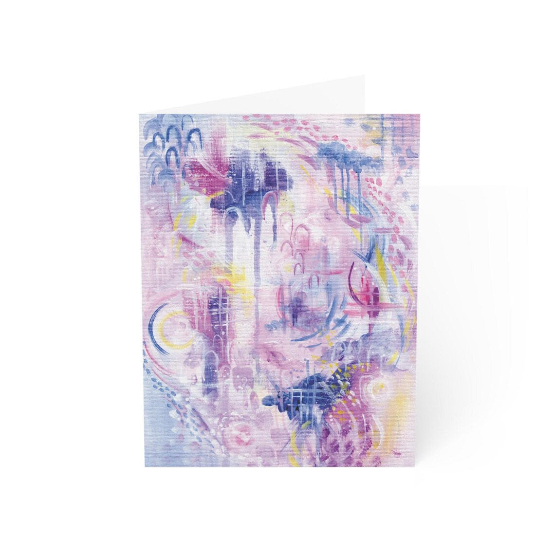 Cloud Painting Creative Birthday Card For Friend Artistic Cards With Envelopes Bulk Blank Inside For Any Occasion - Image 2