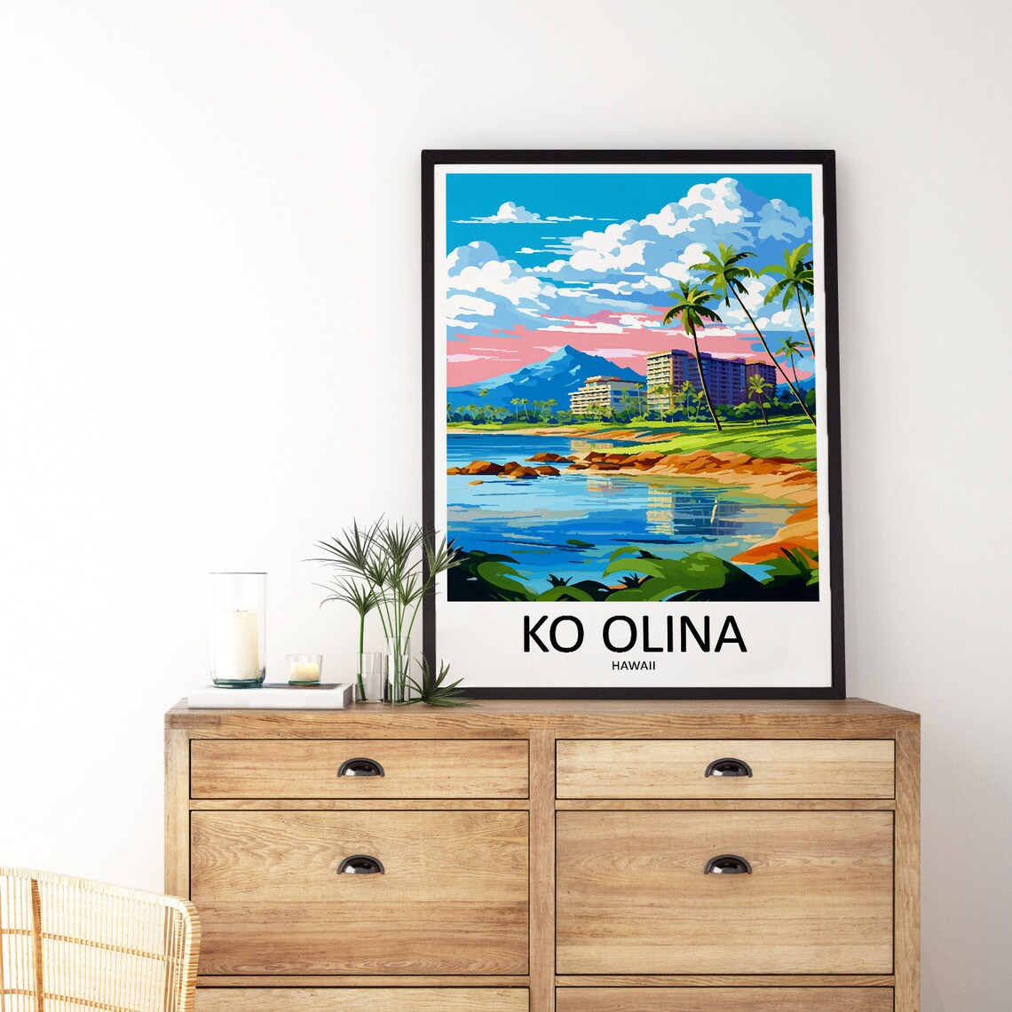 Ko Olina Travel Poster, Hawaii Art Lovers Gift - Image 3