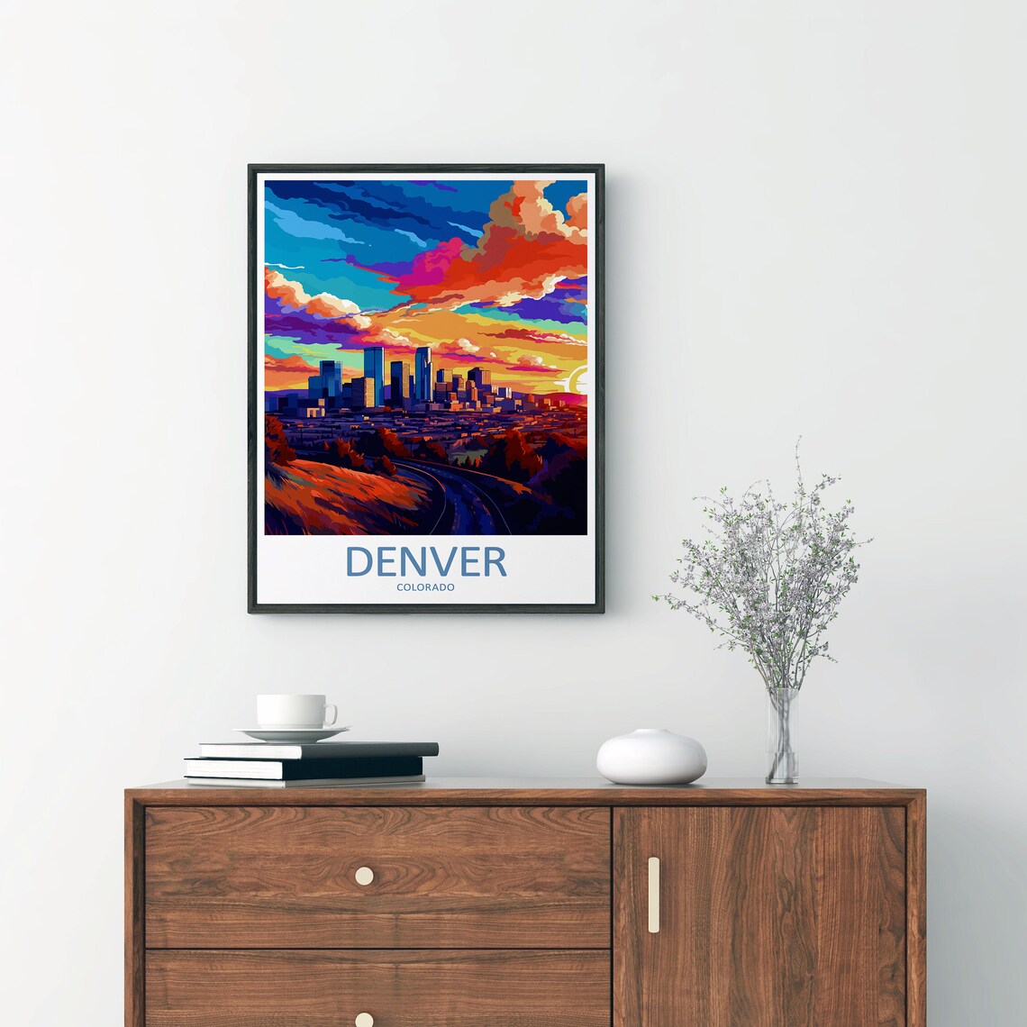 Denver Travel Print, Colorado Home Decor - Image 2