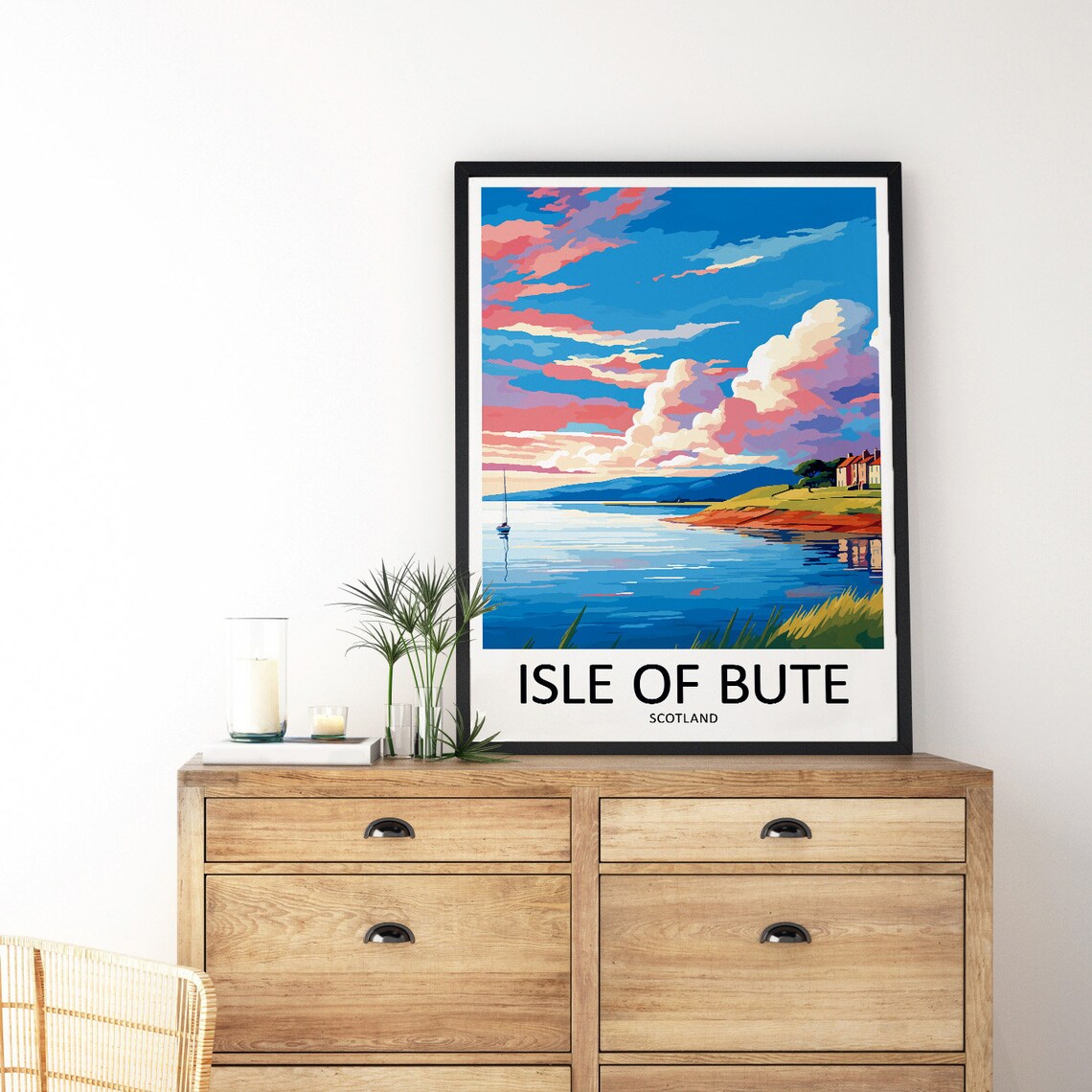 Isle Of Bute Travel Poster, Scotland Wall Decor - Image 3