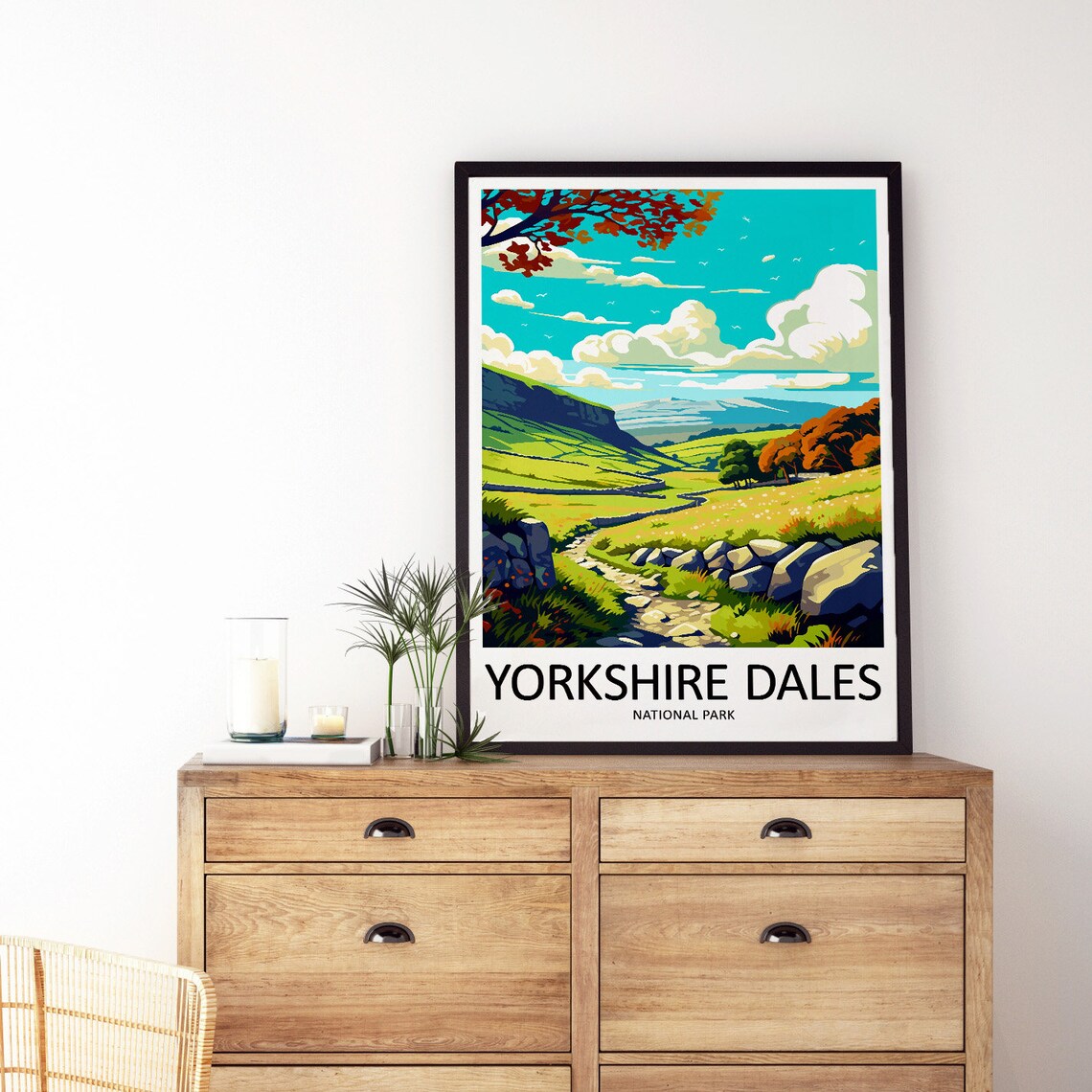 Yorkshire Dales National Park Travel Poster - Image 3