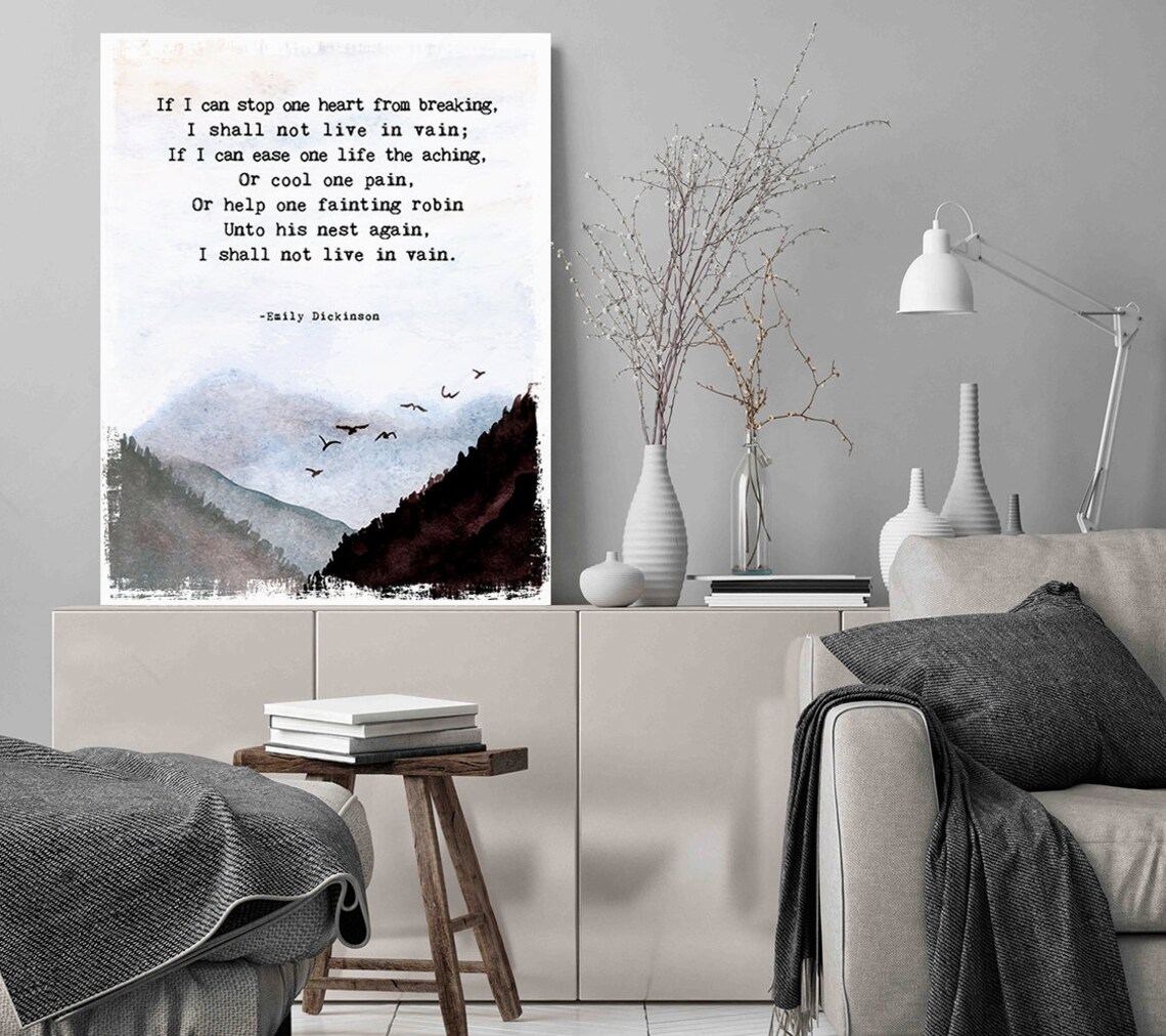 Emily Dickinson Literary Art Print, Kindness Gift - Image 3