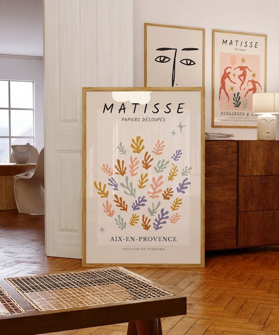 Henri Matisse Papiers Decoupes Aix en Provence Exhibition Poster