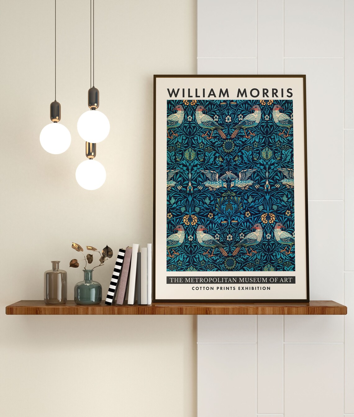 William Morris Exhibition Poster, Art Nouveau Floral Print - Image 3