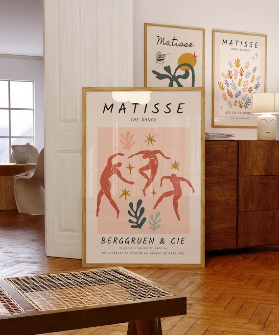 Henri Matisse The Dance 1953 Berggruen Paris Gallery Exhibition Poster