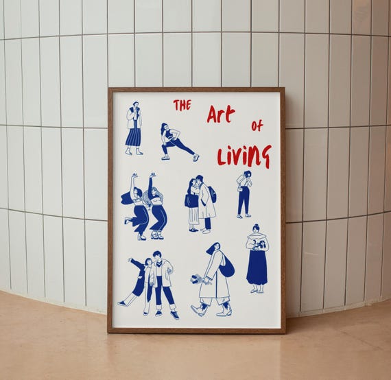 Exhibition French Colorful Illustration Poster