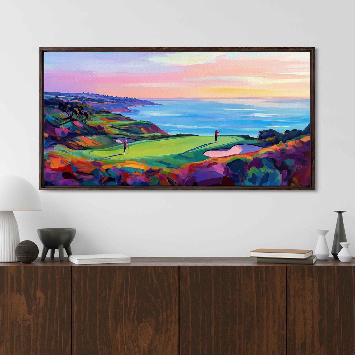 Torrey Pines Golf Course Landscape Art Print