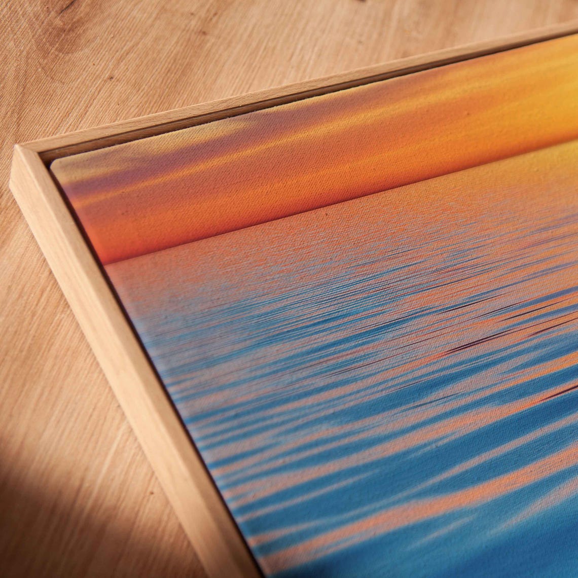 Serene Ocean Sunset Art Print - Image 2