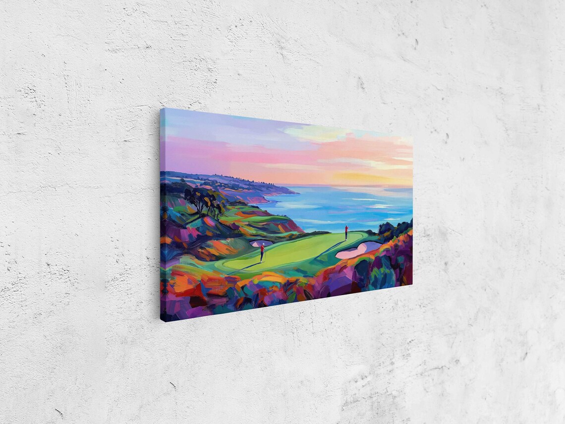Torrey Pines Golf Course Landscape Art Print - Image 4