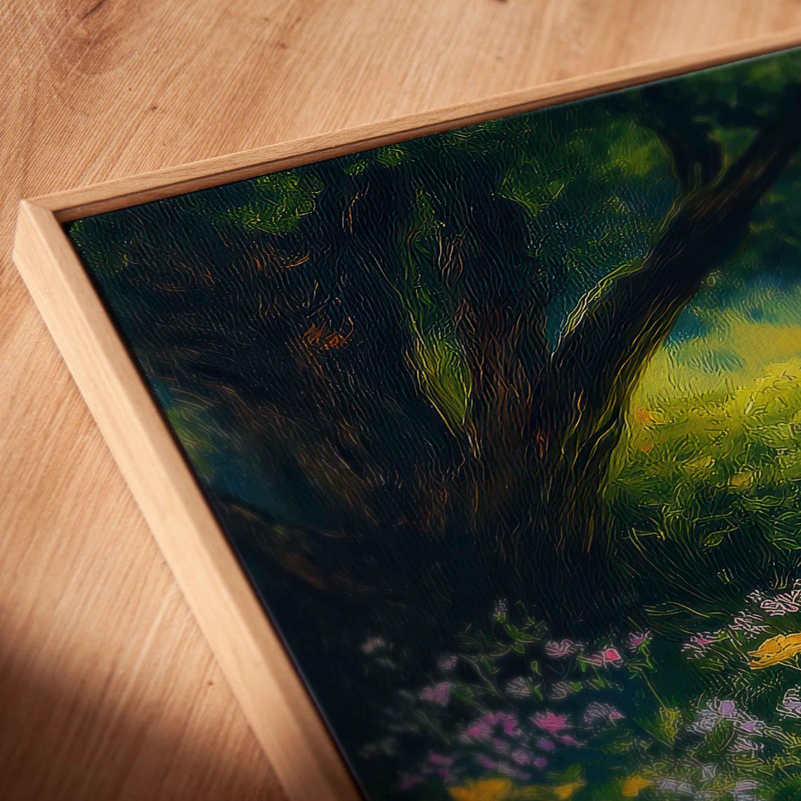 Winding Stream Flowing Through A Blooming Wildflower Valley Poster - Image 2