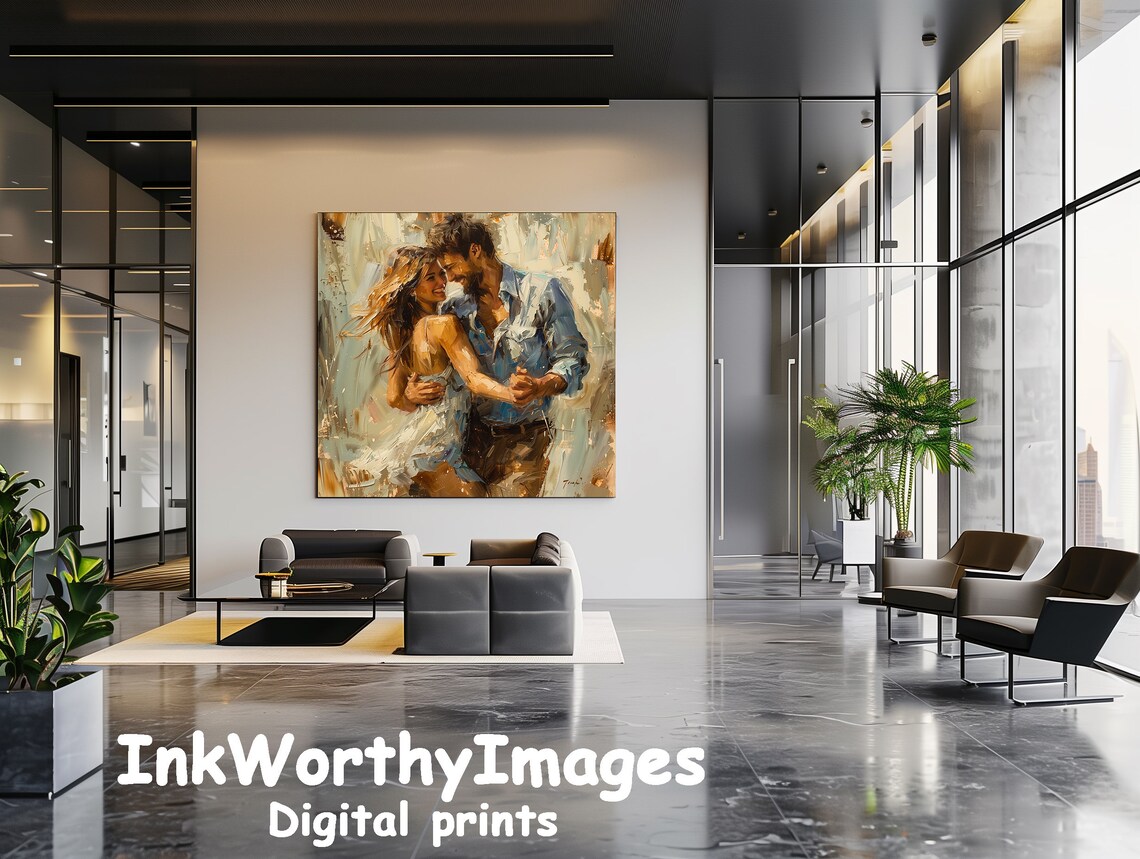 Joyful Dance In Love, Modern Romance Poster - Image 5
