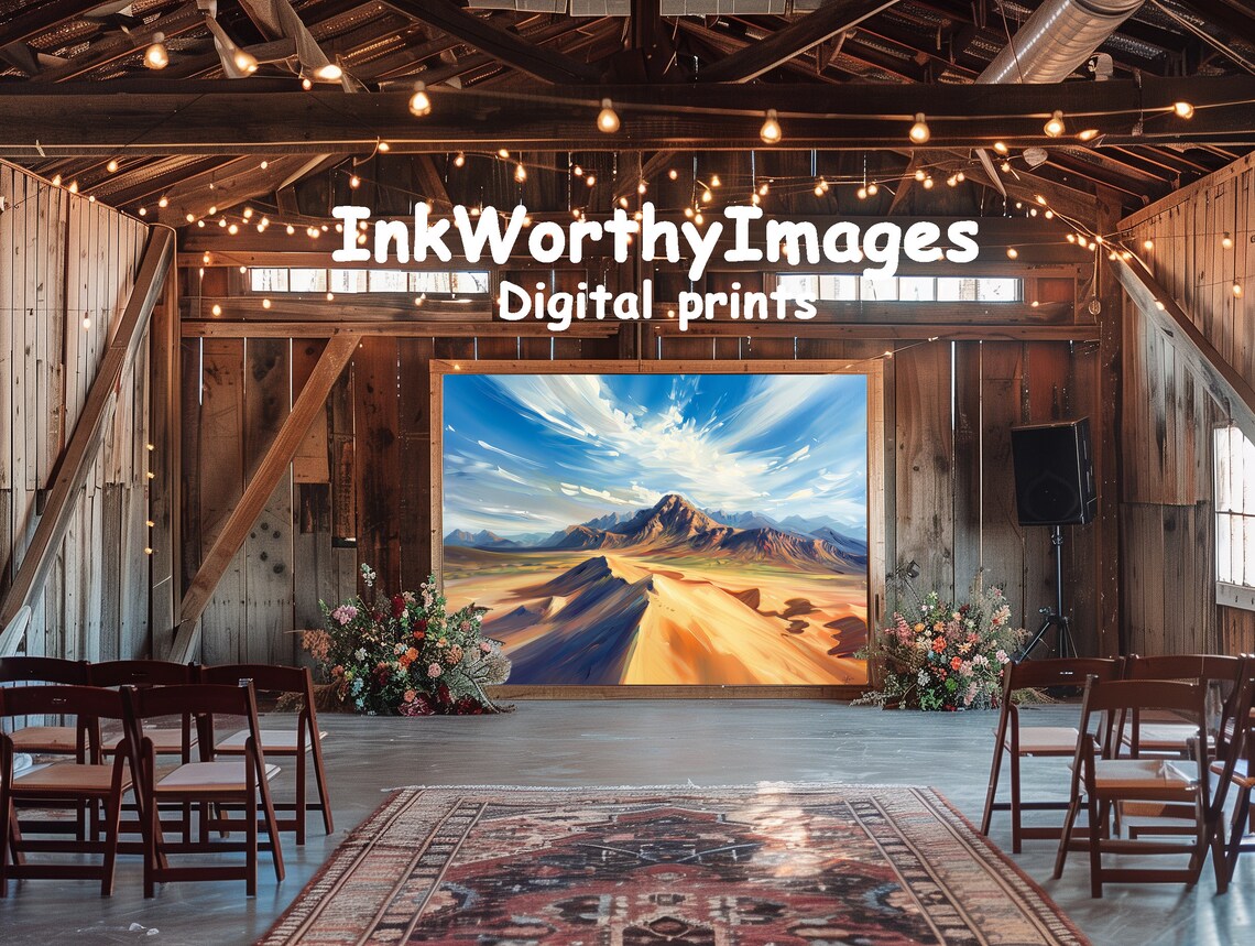 Vibrant Desert Landscape, Modern Desert Decor - Image 6