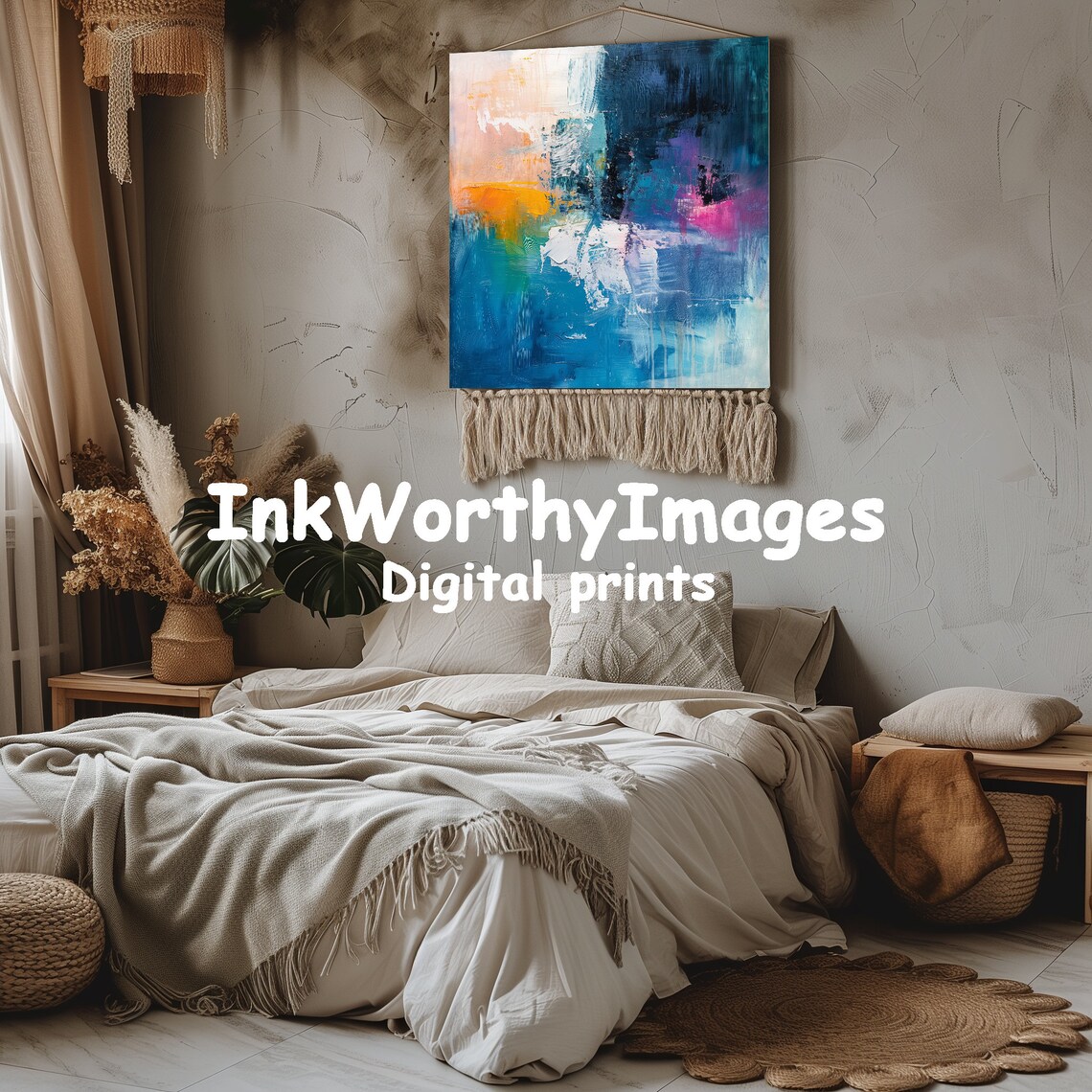 Abstract Expressionism, Dynamic Brushstroke Art Print - Image 4