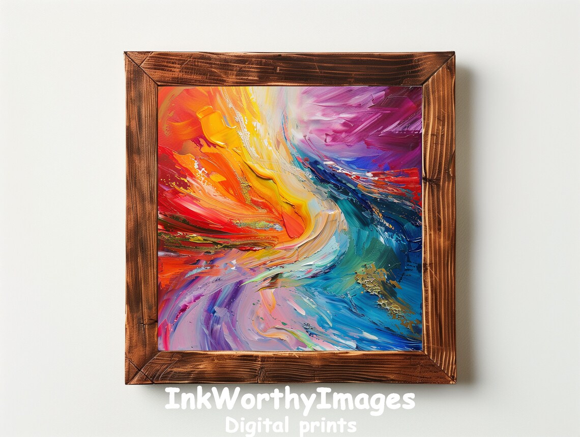 Dynamic Abstract - Contemporary Travel Poster - Image 4