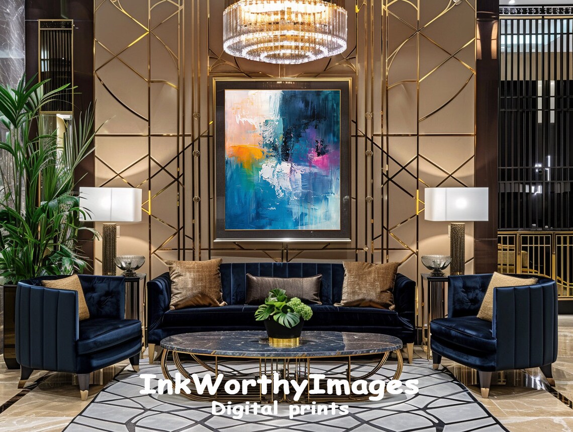 Abstract Expressionism, Dynamic Brushstroke Art Print - Image 6