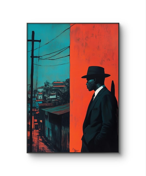 Kampala Uganda Surreal City Poster