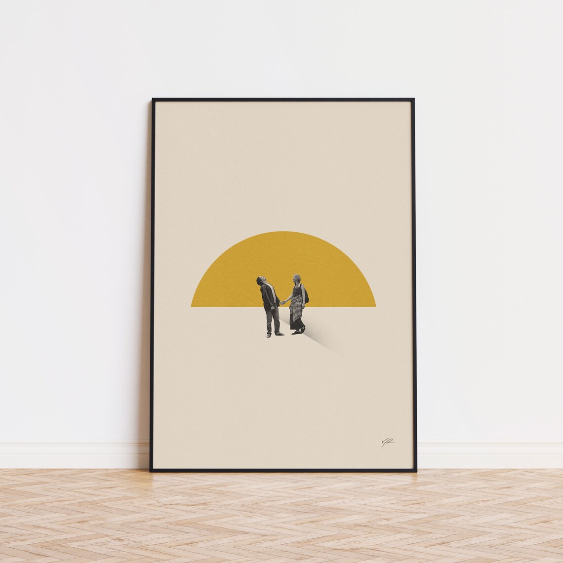 Before Sunrise Mid-Century Modern Art Print