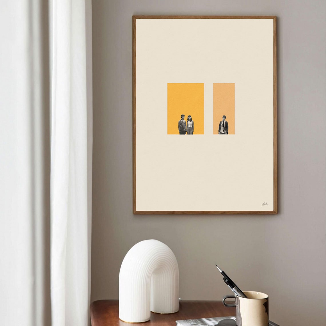500 Days Inspired Poster, Mid-Century Modern Art Print - Image 4